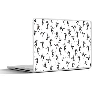Laptop sticker - 11.6 inch - Meisje - Dans - Patronen - Girl - Kids - Kinderen - 30x21cm - Laptopstickers - Laptop skin - Cover