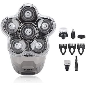 5 in 1 Elektrisch Scheerapparaat, Neushaartrimmer USB-oplaadbare Tondeuse Multifunctioneel Scheermes Professioneel voor Thuisreizen voor Mannen
