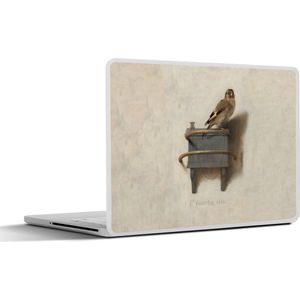 Laptop sticker - 12.3 inch - Het Puttertje - Schilderij - Fabricius - Oude Meester - 30x22cm - Laptopstickers - Laptop skin - Cover