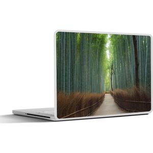 Laptop sticker - 13.3 inch - Bamboe - Pad - Bos - 31x22,5cm - Laptopstickers - Laptop skin - Cover