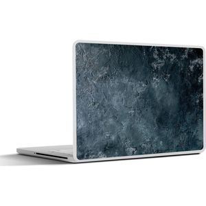 Laptop sticker - 17.3 inch - Beton print - Natuursteen - Grijs - 40x30cm - Laptopstickers - Laptop skin - Cover