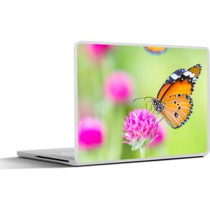 Laptop sticker - 11.6 inch - Insecten - Vlinders - Bloemen - 30x21cm - Laptopstickers - Laptop skin - Cover