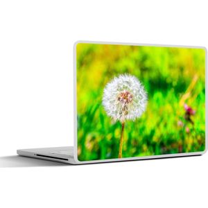 Laptop sticker - 11.6 inch - Paardenbloem - Grasveld - Bloem - 30x21cm - Laptopstickers - Laptop skin - Cover