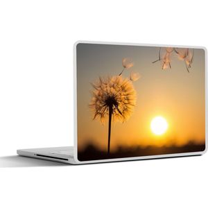 Laptop sticker - 11.6 inch - Paardenbloem - Zon - Zonsondergang - 30x21cm - Laptopstickers - Laptop skin - Cover