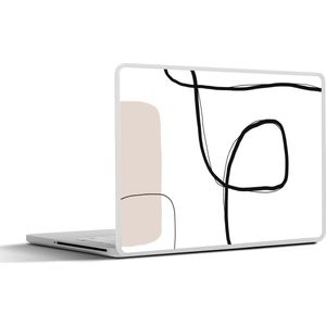 Laptop sticker - 13.3 inch - Abstract - Pastel - Minimalisme - 31x22,5cm - Laptopstickers - Laptop skin - Cover
