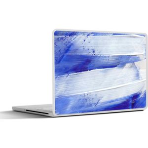 Laptop sticker - 11.6 inch - Verf - Design - Blauw - 30x21cm - Laptopstickers - Laptop skin - Cover