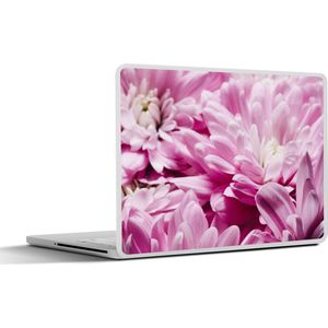 Laptop sticker - 11.6 inch - Bloemen - Roze - Natuur - 30x21cm - Laptopstickers - Laptop skin - Cover
