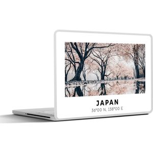 Laptop sticker - 17.3 inch - Sakura - Japan - Lente - 40x30cm - Laptopstickers - Laptop skin - Cover