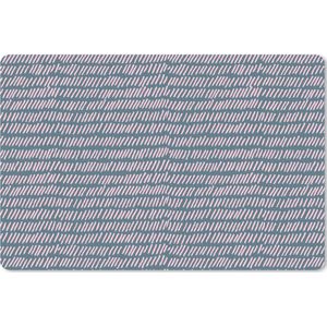Muismat XXL - Bureau onderlegger - Bureau mat - Design - Roze - Patronen - 120x80 cm - XXL muismat