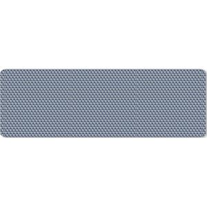 Muismat XXL - Bureau onderlegger - Bureau mat - Japan - Blauw - Wit - Patronen - 90x30 cm - XXL muismat