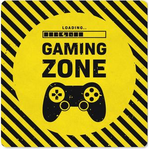 Muismat XXL - Bureau onderlegger - Bureau mat - Gaming - Quotes - Controller - Gaming zone - Game - 60x60 cm - XXL muismat - Geschikt voor Gaming Muis en Gaming PC set - Schoolspullen tieners