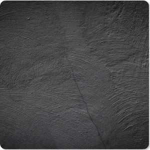 Muismat XXL - Bureau onderlegger - Bureau mat - Beton print - Zwart - Industrieel - 60x60 cm - XXL muismat