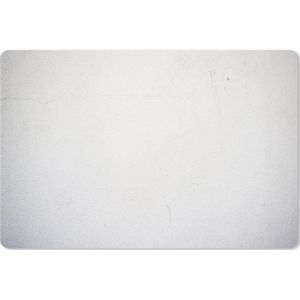 Muismat XXL - Bureau onderlegger - Bureau mat - Beton print - Wit - 90x60 cm - XXL muismat