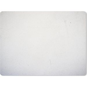 Muismat XXL - Bureau onderlegger - Bureau mat - Beton print - Wit - Modern - 80x60 cm - XXL muismat