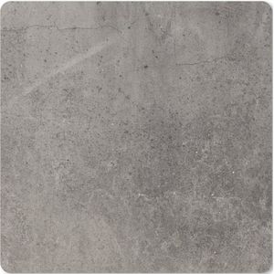 Muismat XXL - Bureau onderlegger - Bureau mat - Beton print - Lijn - Cement - 80x80 cm - XXL muismat