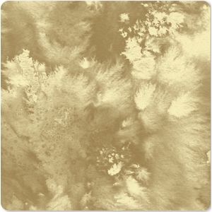 Muismat XXL - Bureau onderlegger - Bureau mat - Goud - Verf - Abstract - 40x40 cm - XXL muismat
