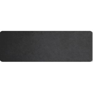 Muismat XXL - Bureau onderlegger - Bureau mat - Beton print - Zwart - Muur - Schaduw - 90x30 cm - XXL muismat