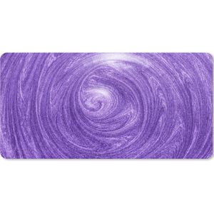 Muismat XXL - Bureau onderlegger - Bureau mat - Paars - Abstract - Design - 80x40 cm - XXL muismat