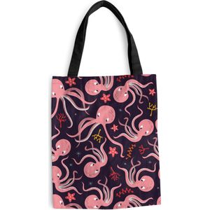 MuchoWow® Schoudertas - Strandtas - Big Shopper - Boodschappentas - Octopus - Baby - Design - 40x50 cm - Katoenen tas