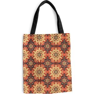 MuchoWow® Schoudertas - Strandtas - Big Shopper - Boodschappentas - Mandala - Bohemian - Design - 40x50 cm - Katoenen tas