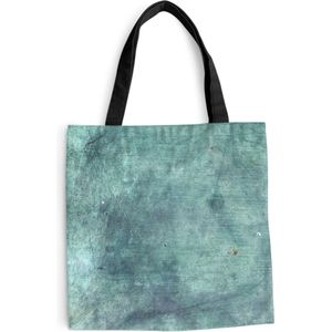 MuchoWow® Schoudertas - Strandtas - Big Shopper - Boodschappentas - Roest - IJzer - Blauw - 45x45 cm - Katoenen tas