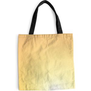 MuchoWow® Schoudertas - Strandtas - Big Shopper - Boodschappentas - Zon met een gele gloed - 45x45 cm - Katoenen tas