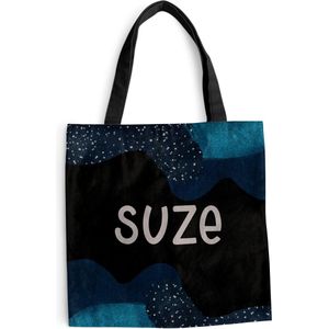 MuchoWow® Schoudertas - Strandtas - Big Shopper - Boodschappentas - Suze - Pastel - Meisje - 40x40 cm - Katoenen tas