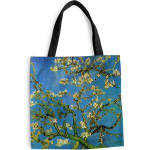 MuchoWow® Schoudertas - Strandtas - Big Shopper - Boodschappentas - Amandelbloesem - Vincent van Gogh - 45x45 cm - Katoenen tas
