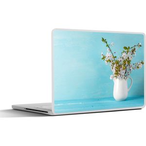 Laptop sticker - 14 inch - Stilleven - Sakura - Kan - 32x5x23x5cm - Laptopstickers - Laptop skin - Cover