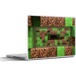 Laptop sticker - 17.3 inch - Gaming - Blokken - Gamen - Kinderen - 40x30cm - Laptopstickers - Laptop skin - Cover