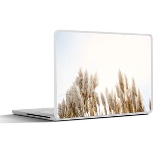 Laptop sticker - 11.6 inch - Graan - Lucht - Pastel - 30x21cm - Laptopstickers - Laptop skin - Cover