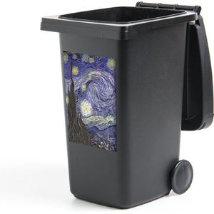 Container sticker Sterrennacht - Vincent van Gogh - 40x60 cm - Kliko sticker