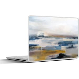 Laptop sticker - 15.6 inch - Olieverf - Schilderij - Abstract - 36x27,5cm - Laptopstickers - Laptop skin - Cover