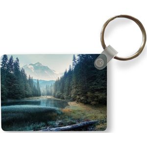 Sleutelhanger - Bos - Gras - Bergen - Bomen - Natuur - Uitdeelcadeautjes - Plastic