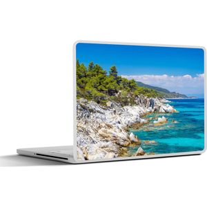 Laptop sticker - 14 inch - Zee - Zomer - Tropisch - 32x5x23x5cm - Laptopstickers - Laptop skin - Cover