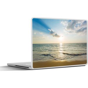 Laptop sticker - 12.3 inch - Zee - Zomer - Strand - 30x22cm - Laptopstickers - Laptop skin - Cover