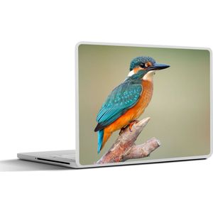 Laptop sticker - 11.6 inch - Vogel - IJsvogel - Tak - 30x21cm - Laptopstickers - Laptop skin - Cover