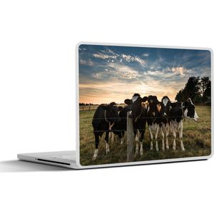 Laptop sticker - 11.6 inch - Dieren - Koe - Koeien - 30x21cm - Laptopstickers - Laptop skin - Cover