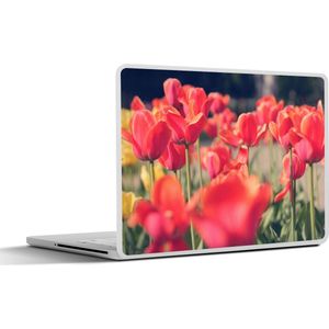 Laptop sticker - 11.6 inch - Tulpen - Bloemen - Natuur - 30x21cm - Laptopstickers - Laptop skin - Cover