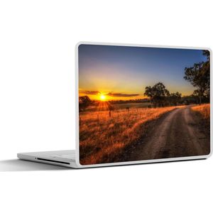 Laptop sticker - 14 inch - Zon - Gras - Boom - Natuur - 32x5x23x5cm - Laptopstickers - Laptop skin - Cover