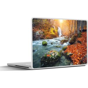 Laptop sticker - 13.3 inch - Natuur - Zon - Herfst - 31x22,5cm - Laptopstickers - Laptop skin - Cover