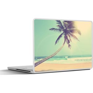 Laptop sticker - 11.6 inch - Retro - Palmboom - Zon - Zomer - 30x21cm - Laptopstickers - Laptop skin - Cover