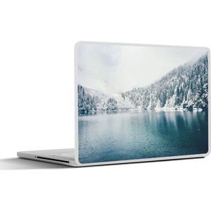 Laptop sticker - 17.3 inch - Winter - Water - Sneeuw - 40x30cm - Laptopstickers - Laptop skin - Cover