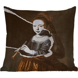 Buitenkussen Weerbestendig - Elizabeth Spiegel - Dirck Dircksz Santvoort - Kunst - 50x50 cm