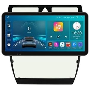 Android 12.0 2 Din Autoradio 10.33"" Touchscreen Auto Stereo voor Audi A6 2 RS6 S6 met GPS navigatie,FM Radio,AHD Omgekeerd beeld,Bediening op het stuur,Bluetooth (Size : V3(2G+32G))