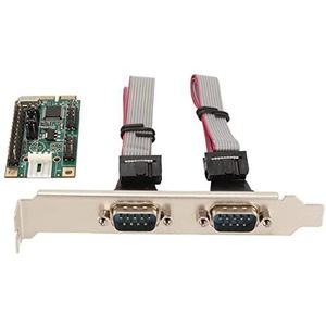 PCIE RS232-interface-uitbreidingskaart, Dubbele Seriële Poort IR-codec, Programmeerbare Baudsnelheid, Uitbreiding van 24 Seriële Poorten, CH382L-chip, voor, voor