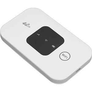 Draagbare Wifi, 4G Mobiele Wifi-router, Pocket Mobiele Netwerkhotspot met Simkaartsleuf, voor Autogebruikers Zakenreizigers Buitenreizigers Wit