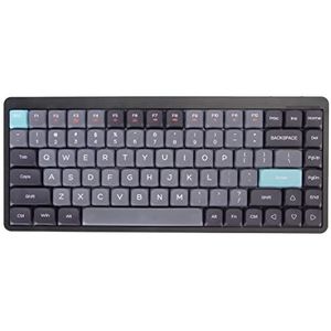 BROLEO Gaming toetsenbord, PBT-toetsen met kabel type C 84 toetsen, 16,8 miljoen RGB draadloos mechanisch toetsenbord, 3 modi 5.0 voor (type 3)