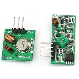 iHaospace 5 x 433 MHz zender ontvanger 433 mhz RF draadloze zender en ontvanger module kits voor Arduino Raspberry Pi