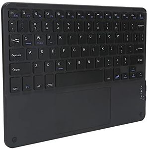 Draadloos Bluetooth-Toetsenbord, Toetsenbord in Schaarstijl Multifunctioneel Toetsenbord met Vierkante Kap voor Laptops voor Tablets voor Smartphones (Zwart)